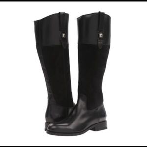 Frye suede and leather boots